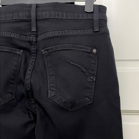 James Jeans Twiggy Black Clean II Jet Black Denim Dry Aged Jeans - Size 28 - Picture 10 of 13